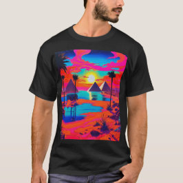 Psychedelic Poster Art Egyptian Ligcape T Shirt