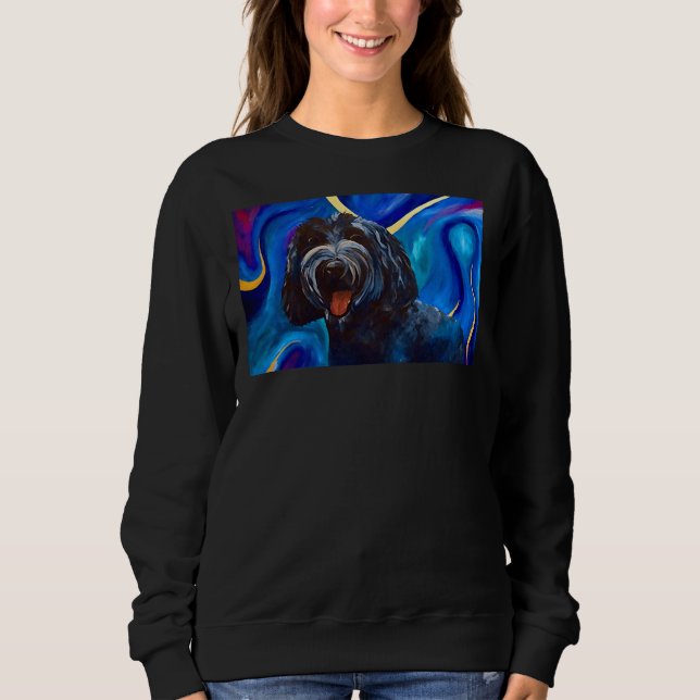Psychedelic Pudel T Shirt (Framsida)