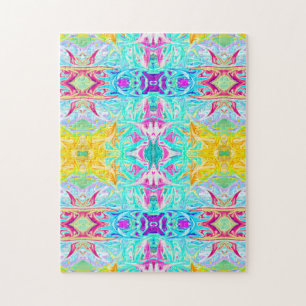 Psychedelic pusseltryck pussel
