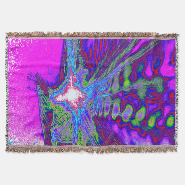 Psychedelic Radiance Blanket Filt (Framsidan)