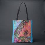 Psychedelic Rainbow Forest and Stars Tote Bag Tygkasse<br><div class="desc">Step Into a Cosmic Wonderland Experience nature in a whole new dimension with our Psychedelic Rainbow Tree Star Tote. This medium 16" x 16" bag features a breathtaking Trippy Forest Landscape Art Bag design, blending vibrant rainbow-colored trees with a shimmering, star-filled sky. Crafted from 100% sturdy brushed polyester, it provides...</div>