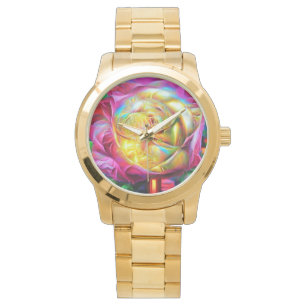 Psychedelic Rainbow Ro Armbandsur