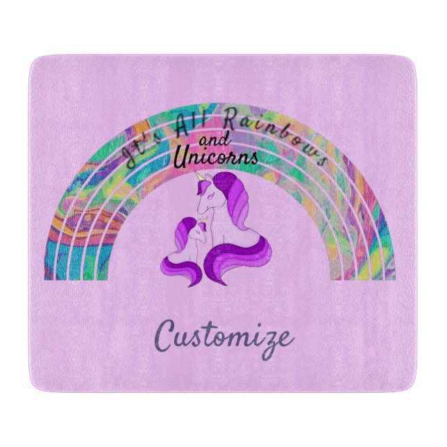 Psychedelic Rainbows och Unicorns Thunder_Cove (Framsidan)