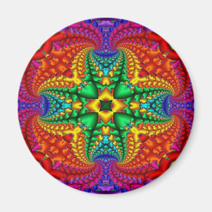 Psychedelic regnbågeFractal Magnet