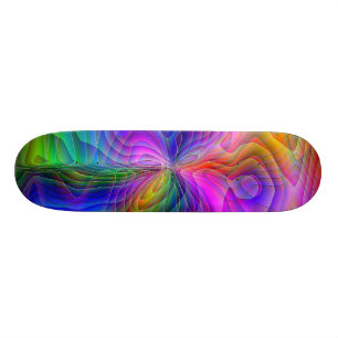 Psychedelic reklamblad skateboard bräda 21,5 cm