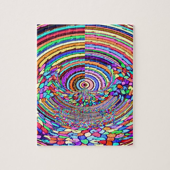 Psychedelic Resa Pussel (Vertikal)