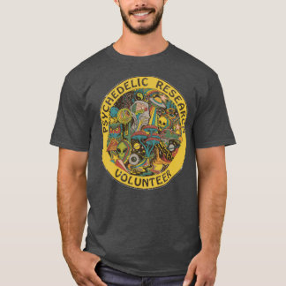 psychedelic research volunr t shirt