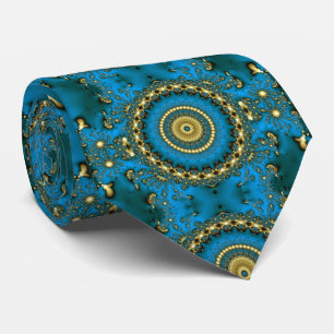 Psychedelic Retro Fractal Abstrakt nacke slips