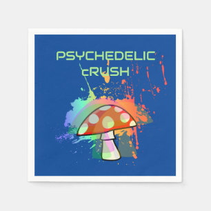 Psychedelic Retro Party som 1969! Pappersservett