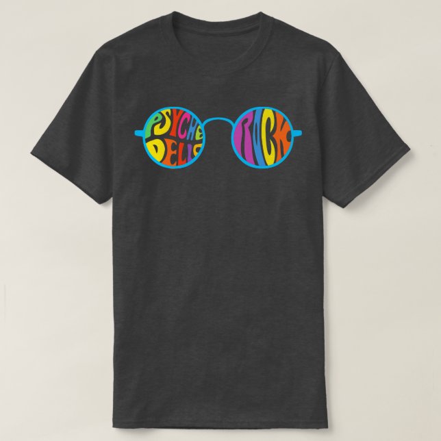 Psychedelic Rock musik T Shirt (Design framsida)