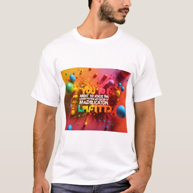 "Psychedelic Rx: Exceeding Meds" T Shirt (Framsida)