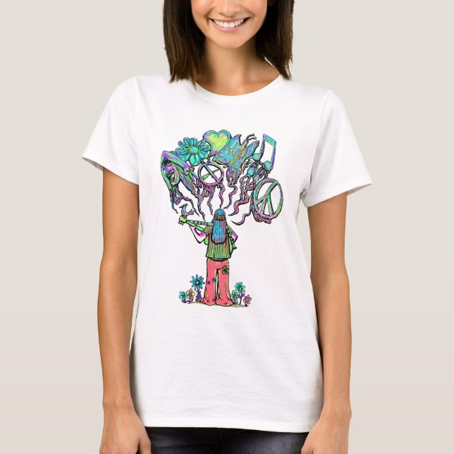 Psychedelic sånger tee (Framsida)