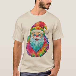 Psychedelic Santa Streetwear T Shirt
