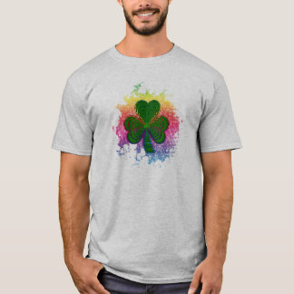 Psychedelic Shamrock Tee Shirt