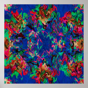 Psychedelic sjögräs... poster