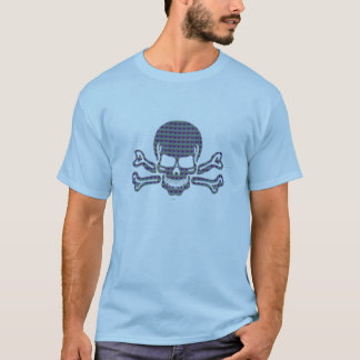 psychedelic skalle och crossbones tee