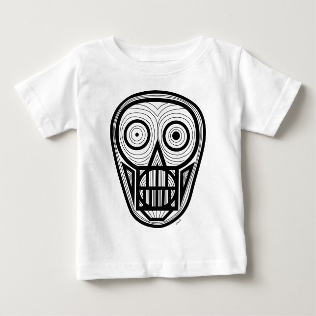 Psychedelic skalle tee (Framsida)