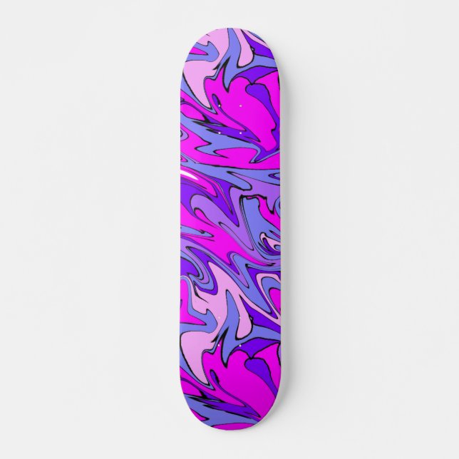 Psychedelic Skateboard av Thierry Reno Bräda 21,5 Cm (Framsida)