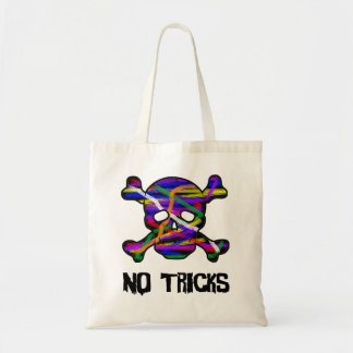 Psychedelic Skull och Kor Bones Bag Bag Tygkasse