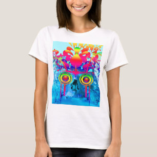 Psychedelic Skull T Shirt
