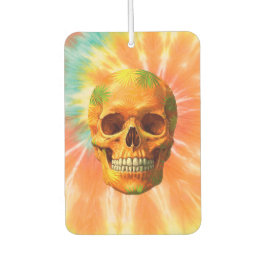Psychedelic Skull Tie-Dye Luft Freshener