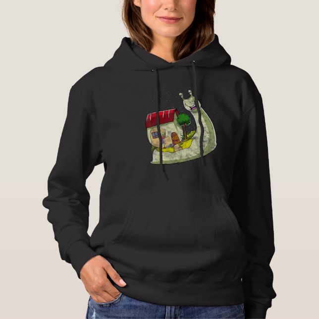 Psychedelic Snigel Inspired Trippy Slug Related Su T Shirt (Framsida)