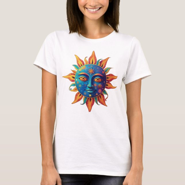 Psychedelic Sol - T Shirt (Framsida)