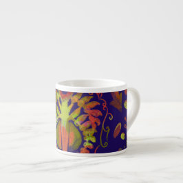 Psychedelic Spegel Symmetry Abstrakt Art Espressomugg