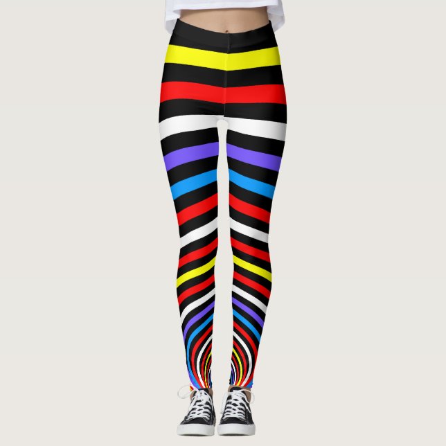 Psychedelic Spiral Leggings (Framsida)