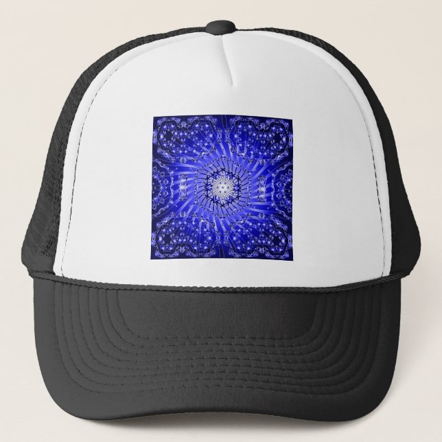 Psychedelic Spiral Mönster: Truckerkeps (Framsida)