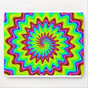 Psychedelic Spiral MousePad Musmatta