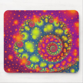 Psychedelic Spiral Neon Decorative Abstrakt Art Musmatta