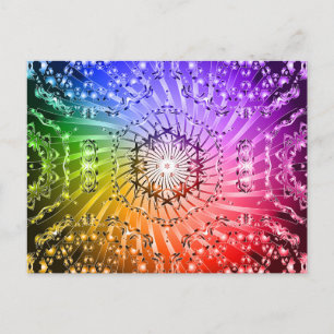 Psychedelic Spiral: Vektorbild: Vykort