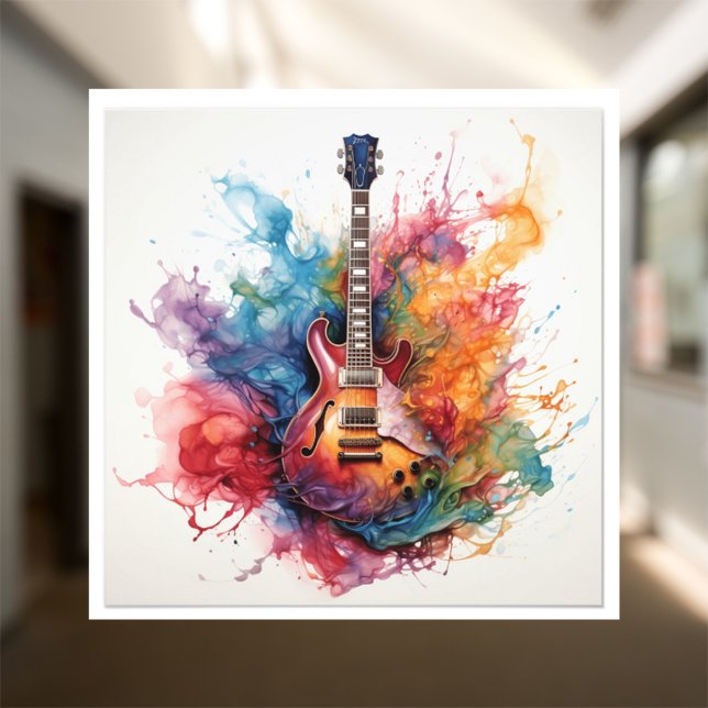Psychedelic Splashing Guitars Foto Art #2 (Skapare uppladdad)