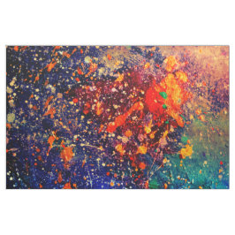 Psychedelic Splatter | Abstrakt för färgregn Tyg