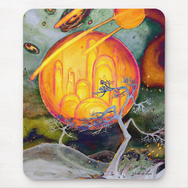 Psychedelic stad musmatta (Framsidan)