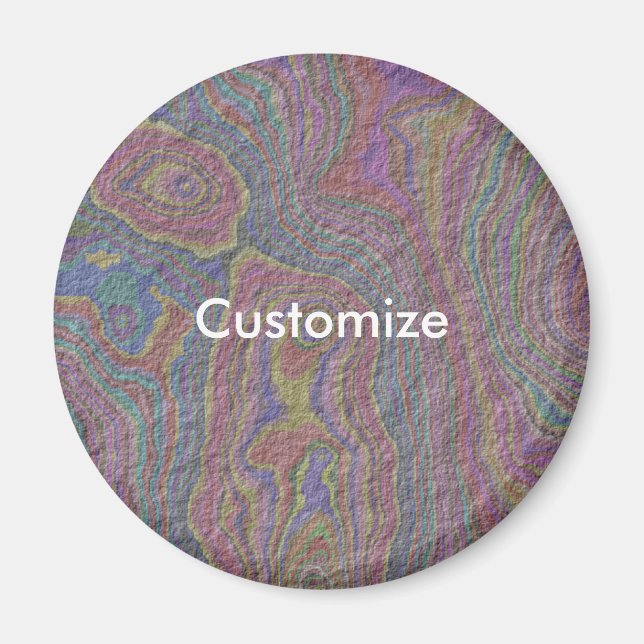 Psychedelic Sten - mall Magnet (Framsidan)