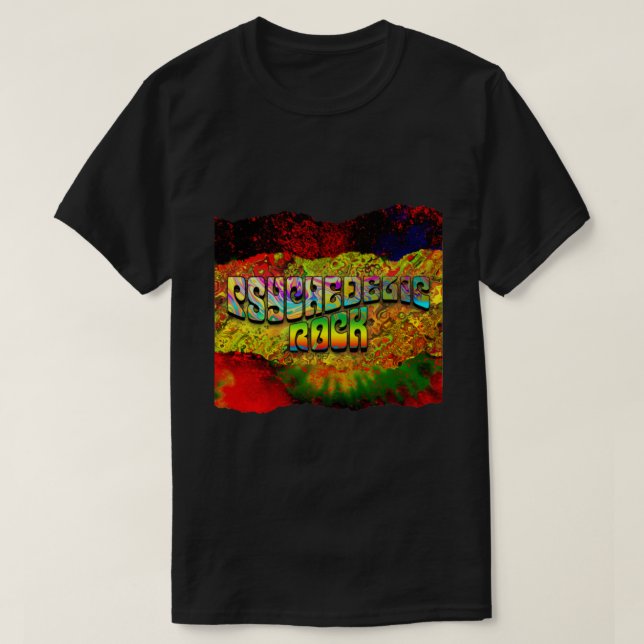 Psychedelic Sten Trippy T Shirt (Design framsida)