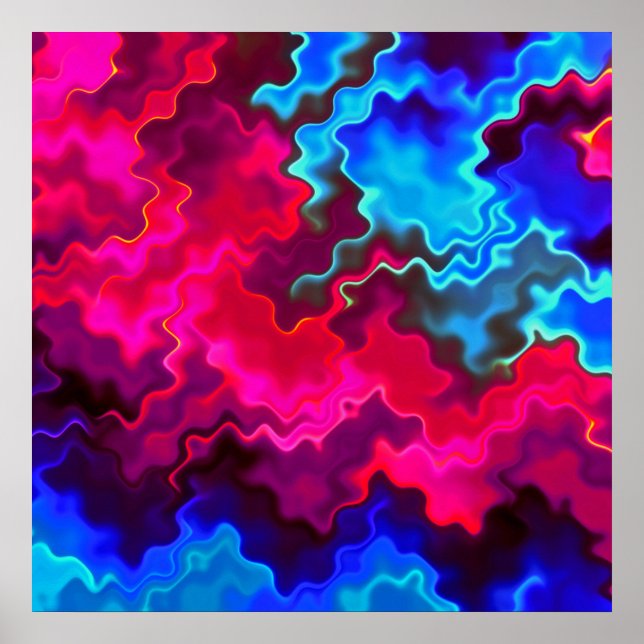 Psychedelic Storm Poster (Framsidan)