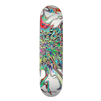 Psychedelic Supernova från rymden Old School Skateboard Bräda 21,6 Cm