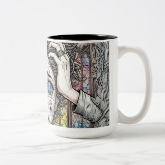 Psychedelic Surreal Art Mugg - Emotional Ansikte