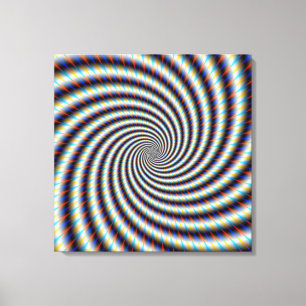 Psychedelic Swirl Canvastryck