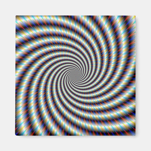 Psychedelic Swirl Magnet (Framsidan)