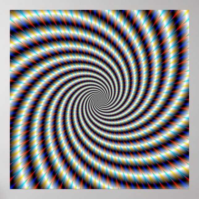 Psychedelic Swirl Poster (Framsidan)