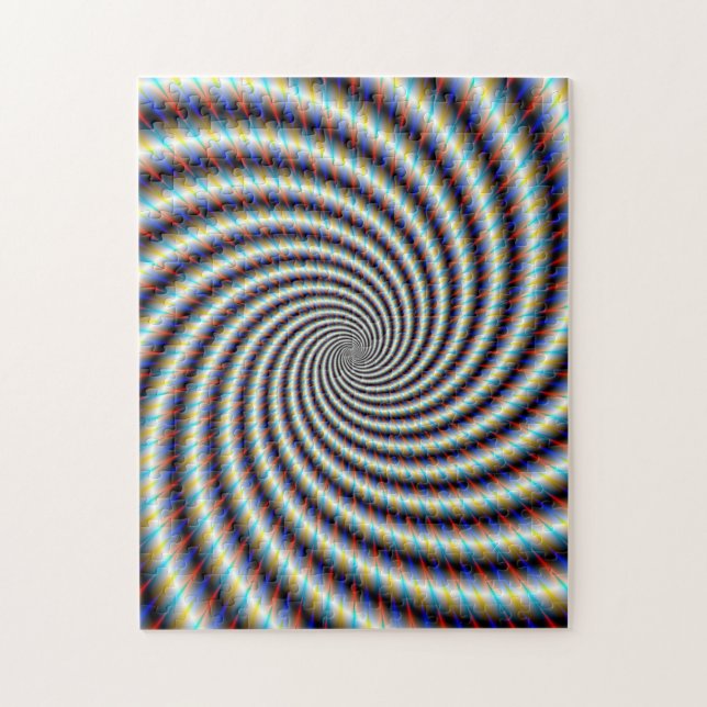 Psychedelic Swirl Pussel (Vertikal)