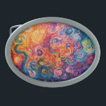 Psychedelic Swirls Oljemålning<br><div class="desc">Artwork by Brady Arnold</div>