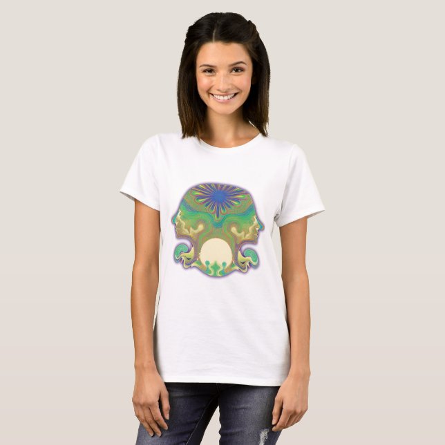 Psychedelic Symmetry- T Shirt (Hel framsida)