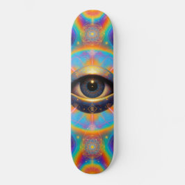 Psychedelic Third Eye Skateboard – Sakral Geometri