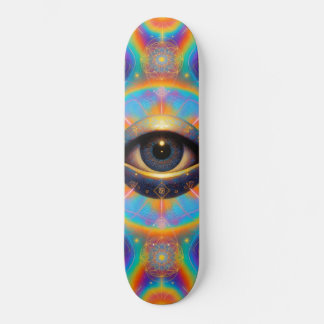 Psychedelic Third Eye Skateboard – Sakral Geometri