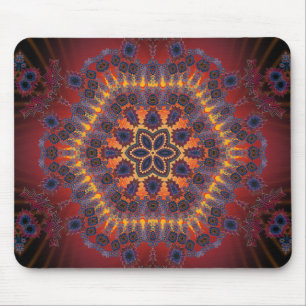 Psychedelic Tie-Färg konstverk: Musmatta